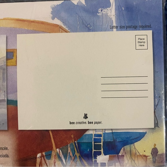 ☀️ Watercolor Postcard Paper - Pack of 11 - Bee Paper Company - Picture 4 of 4
